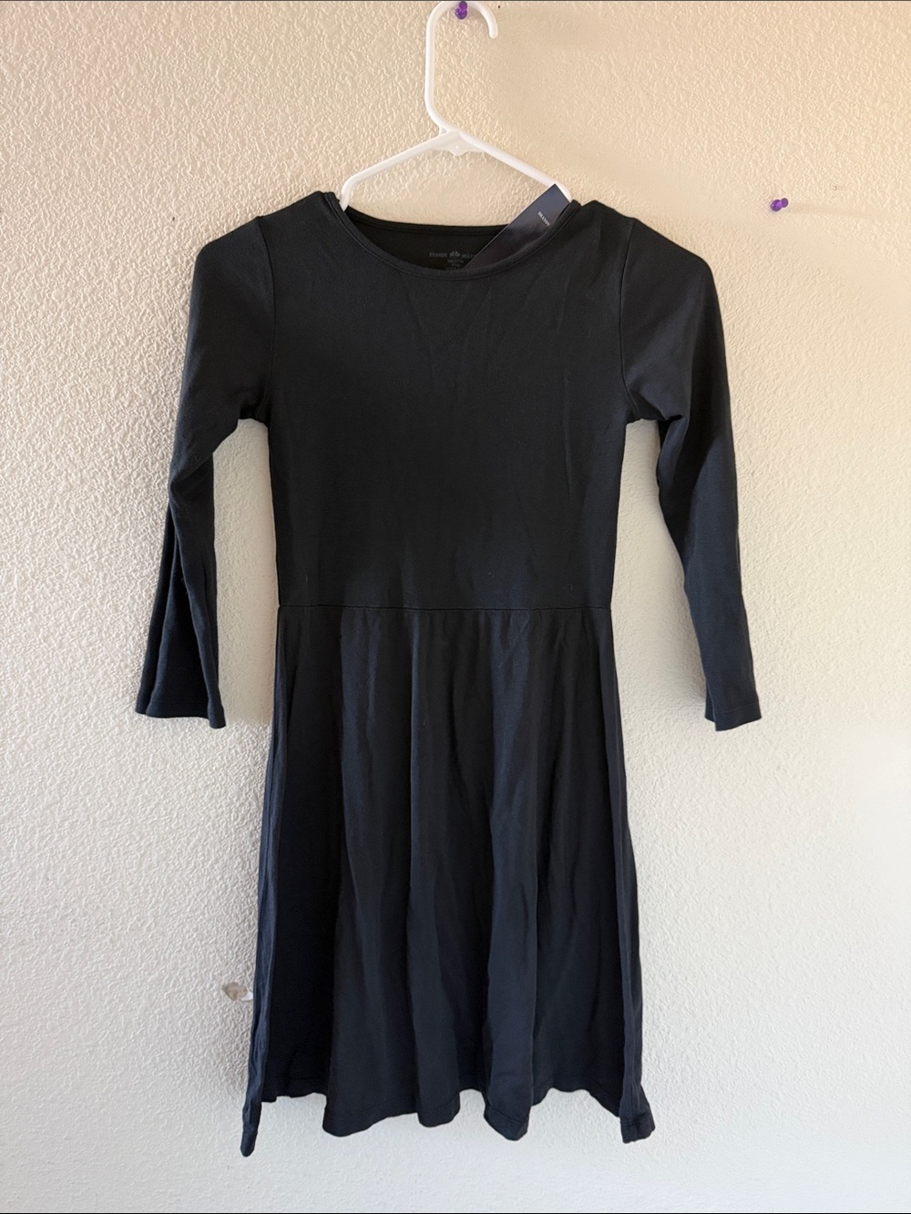 Brandy melville black quarter sleeve dress